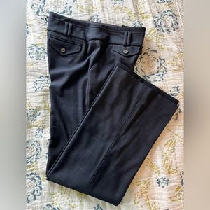 Cartonnier Navy Plaid Flares